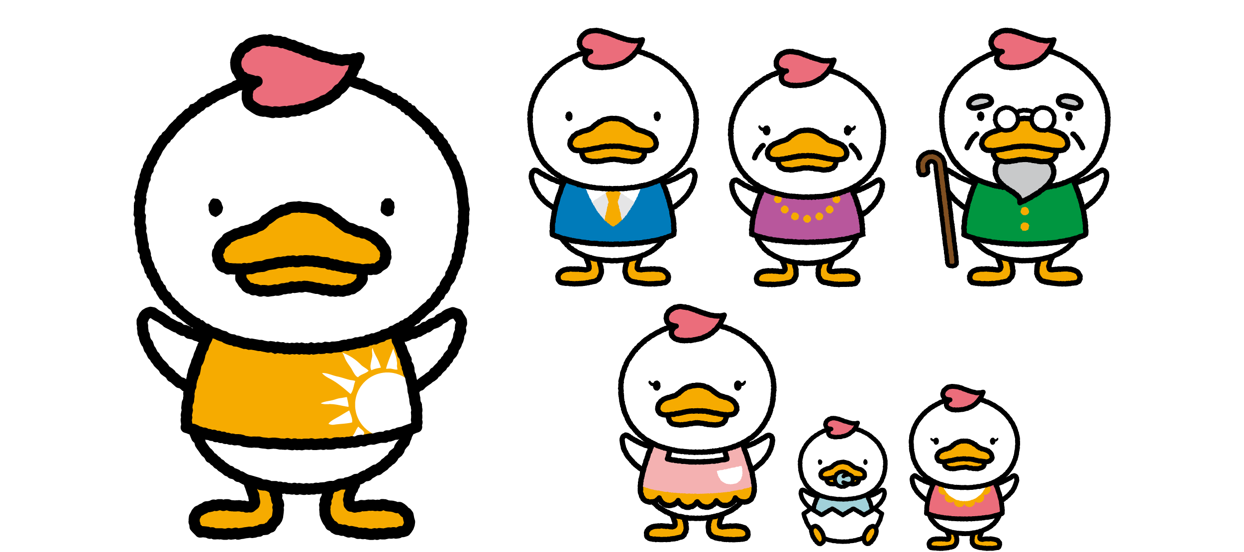 しちだっくキャラクター